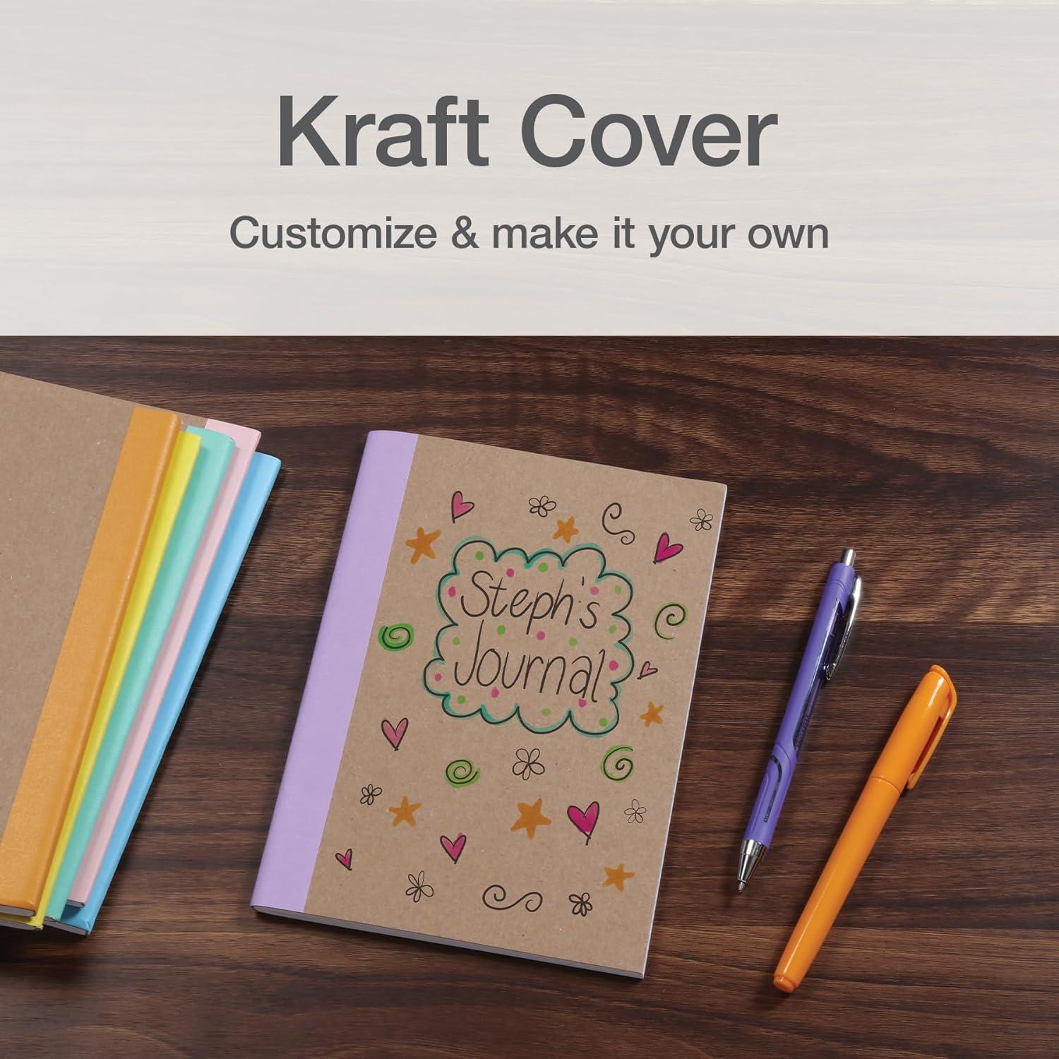 Cuadernos de Composición Oxford 6 Paquetes 60 Hojas Kraft