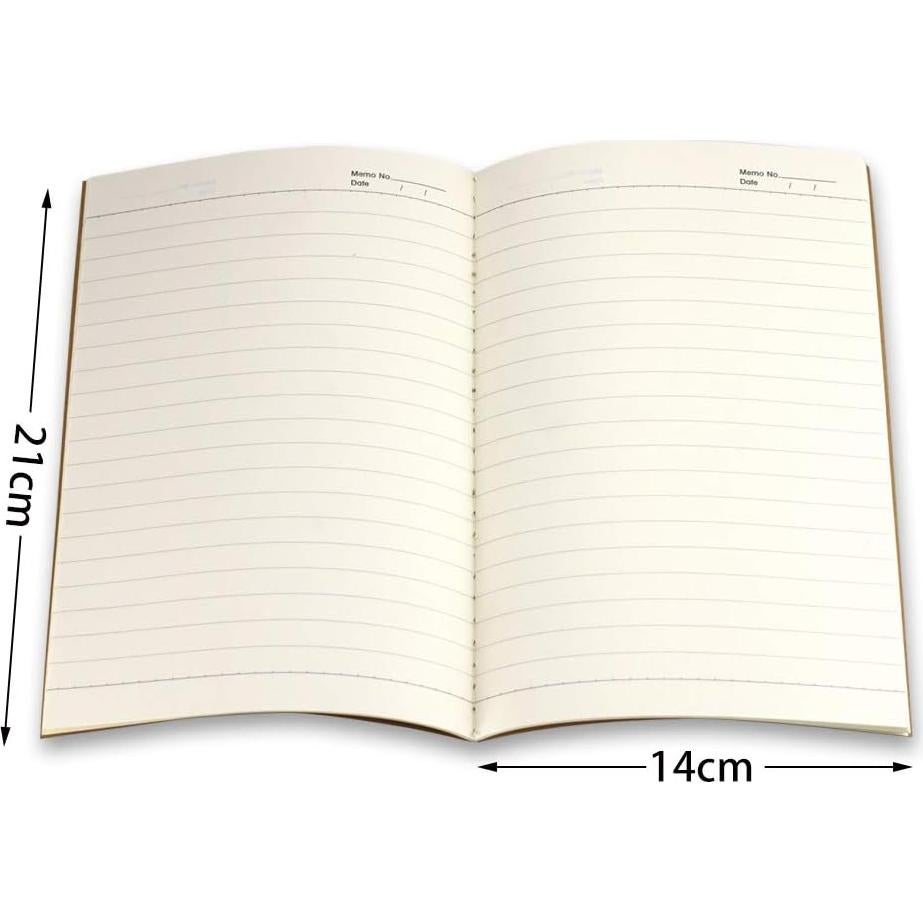 Paquete de 24 cuadernos A5 Owevvin con papel rayado