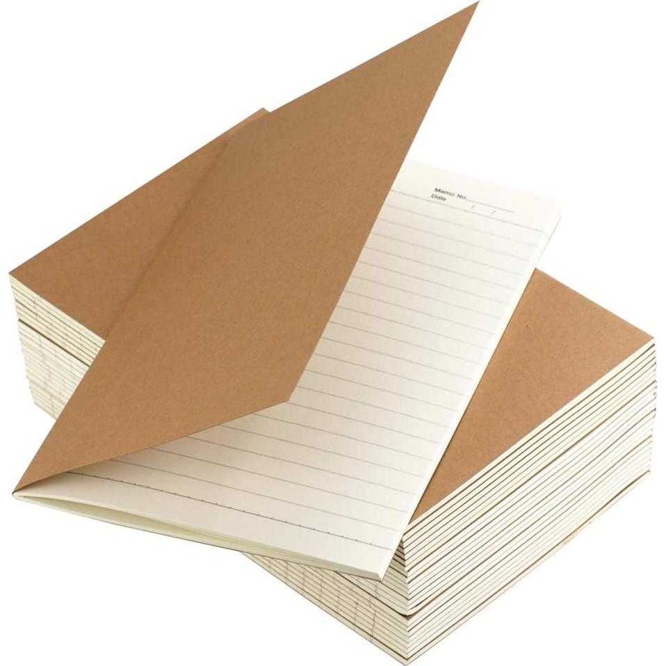 Paquete de 24 cuadernos A5 Owevvin con papel rayado