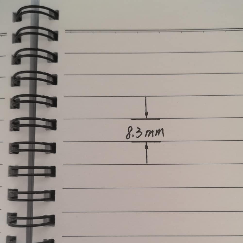 Cuaderno Espiral Rayado YUREE A5 60 Hojas 100g Marrón