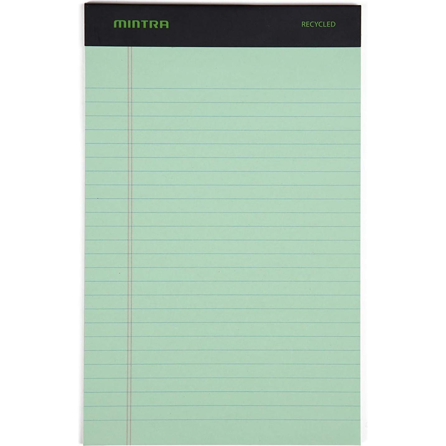 Bloc de Notas Reciclados Mintra Office 6pk Pastel 50 Hojas