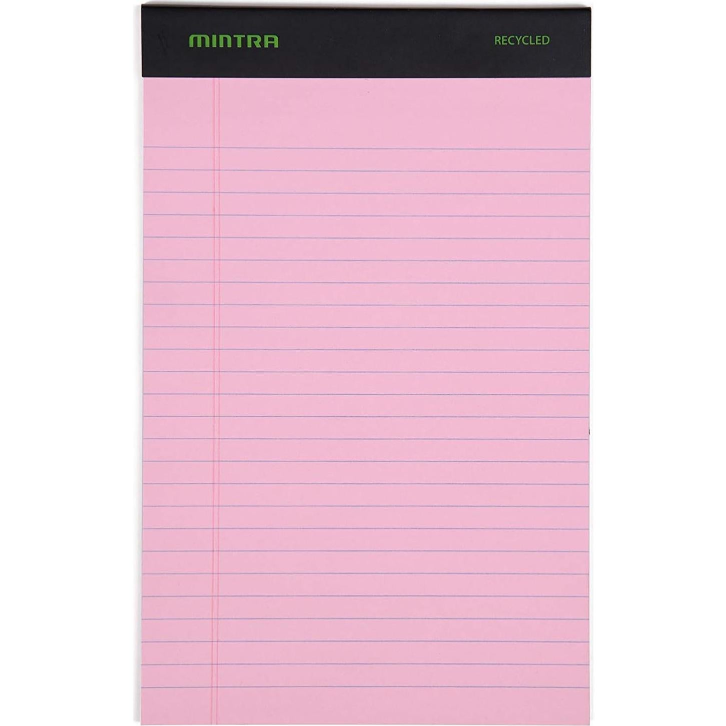 Bloc de Notas Reciclados Mintra Office 6pk Pastel 50 Hojas