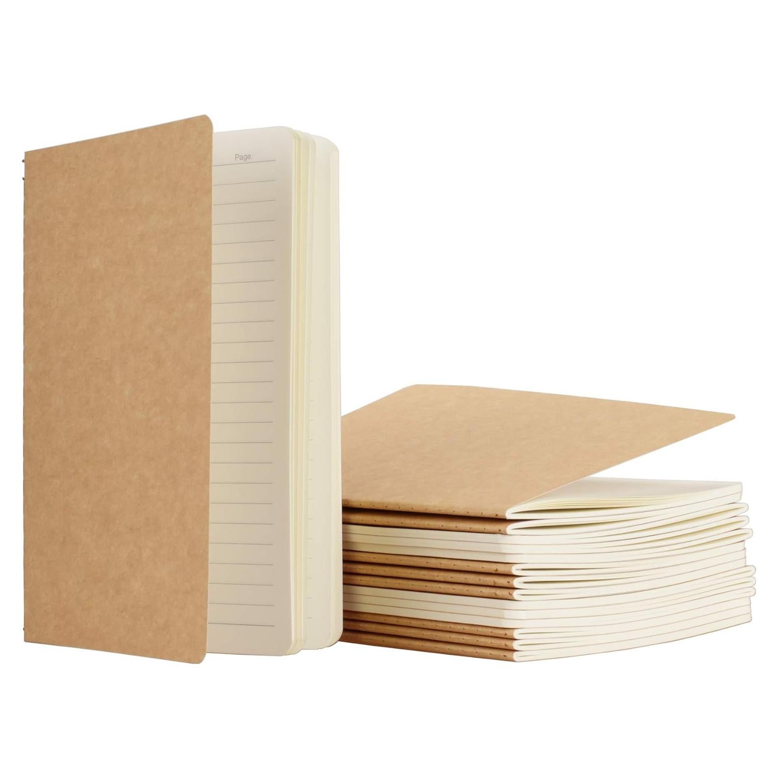 Cuaderno Kraft A5 TWONE 15 Paquetes 60 Páginas Rayadas