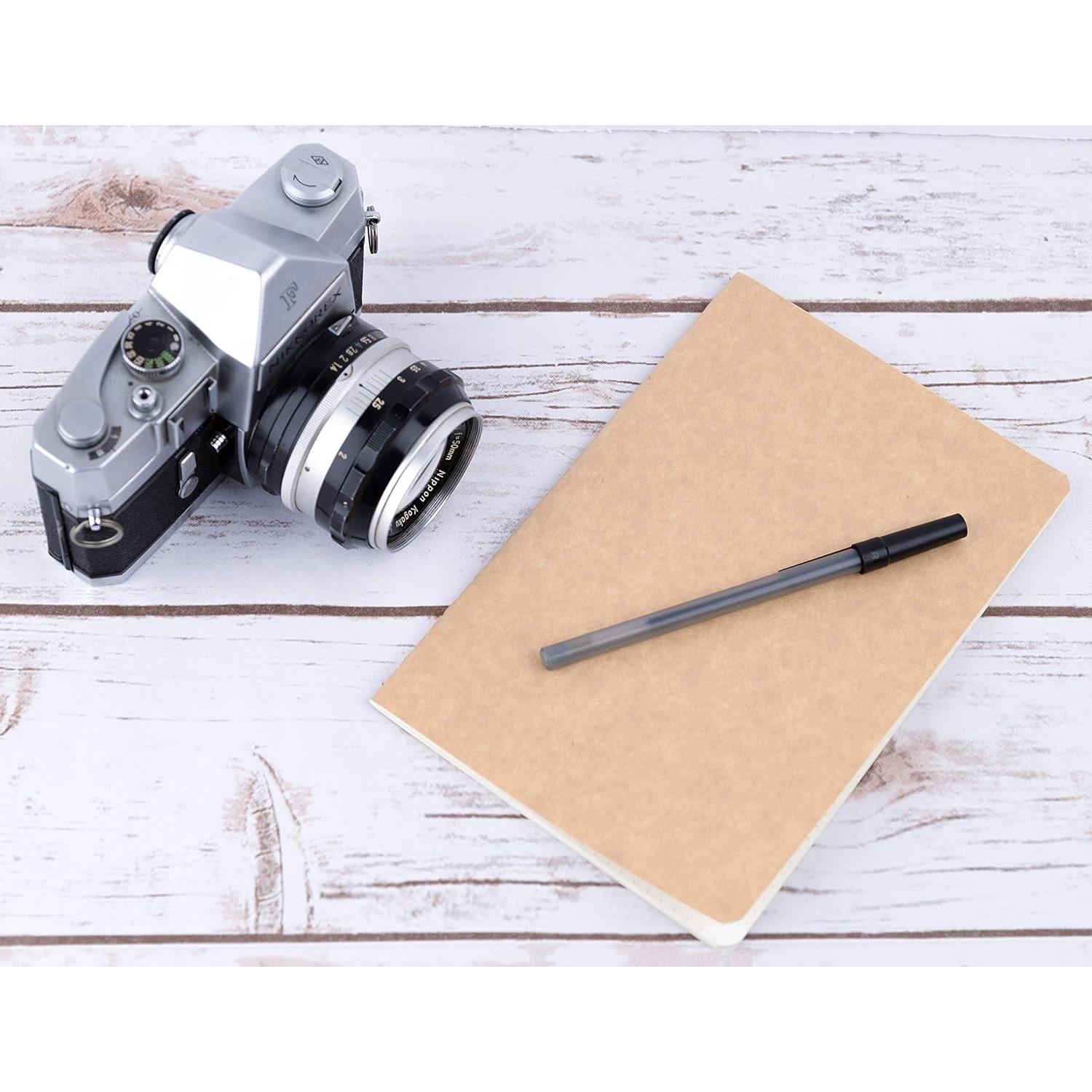 Cuaderno Kraft A5 TWONE 15 Paquetes 60 Páginas Rayadas