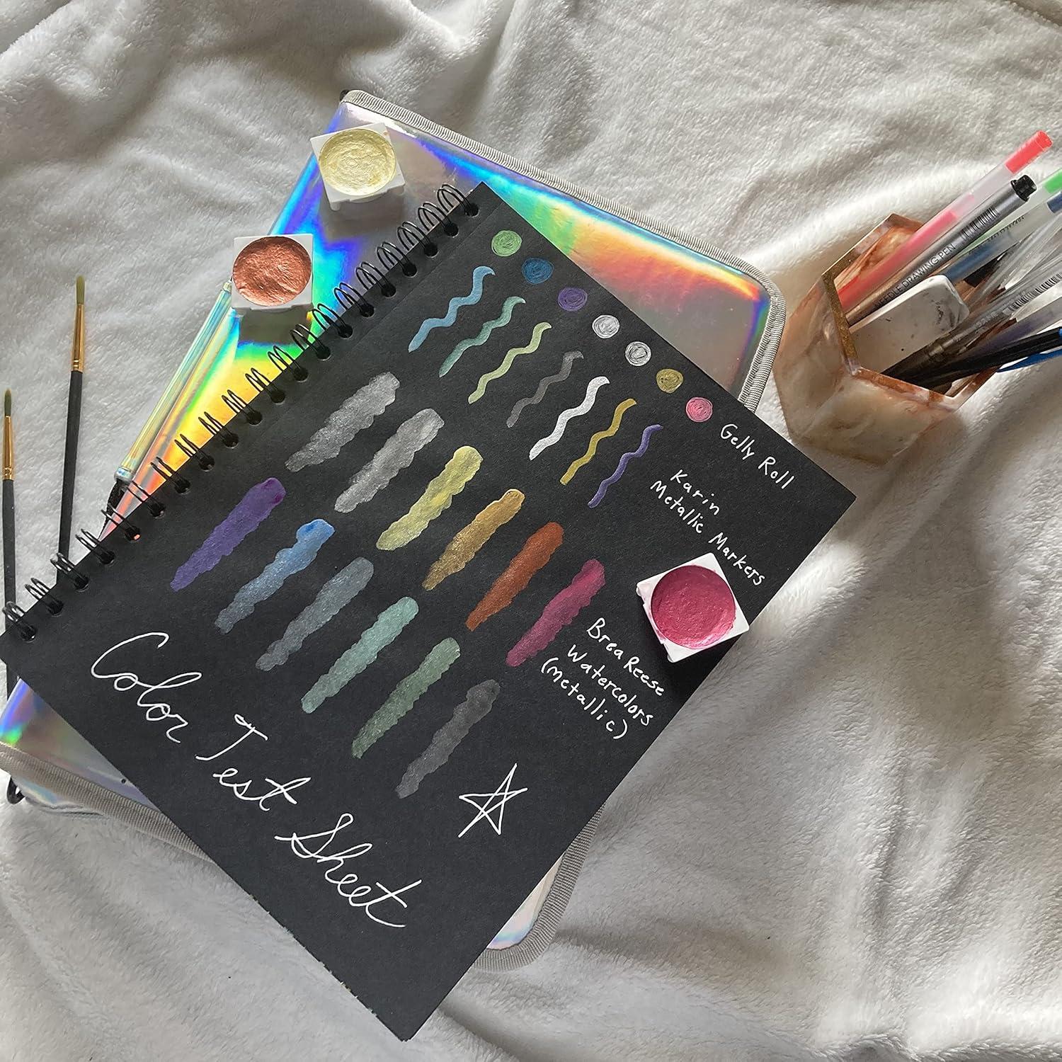 Cuaderno Espiral Negro Unruled 2 Piezas 55 Hojas Papel 70lb