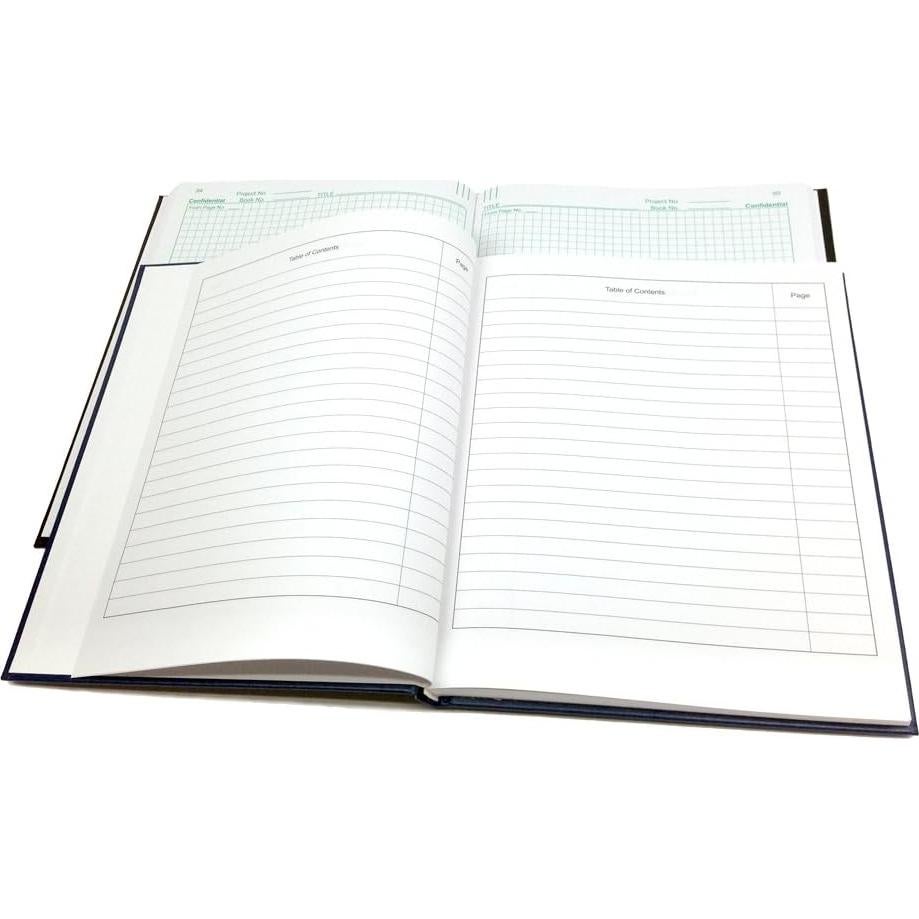 Cuaderno de laboratorio tapa dura azul 2001HC papel reciclado