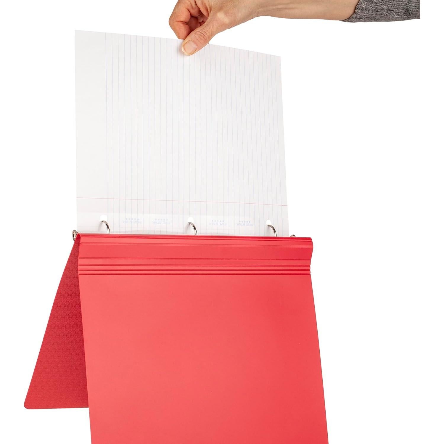 Five Star Loose Leaf Paper + Study App, College Ruled Filler Notebook Paper, Reinforced, Fights Ink Bleed, 8-1/2" x 11", 80 Sheets (170102)