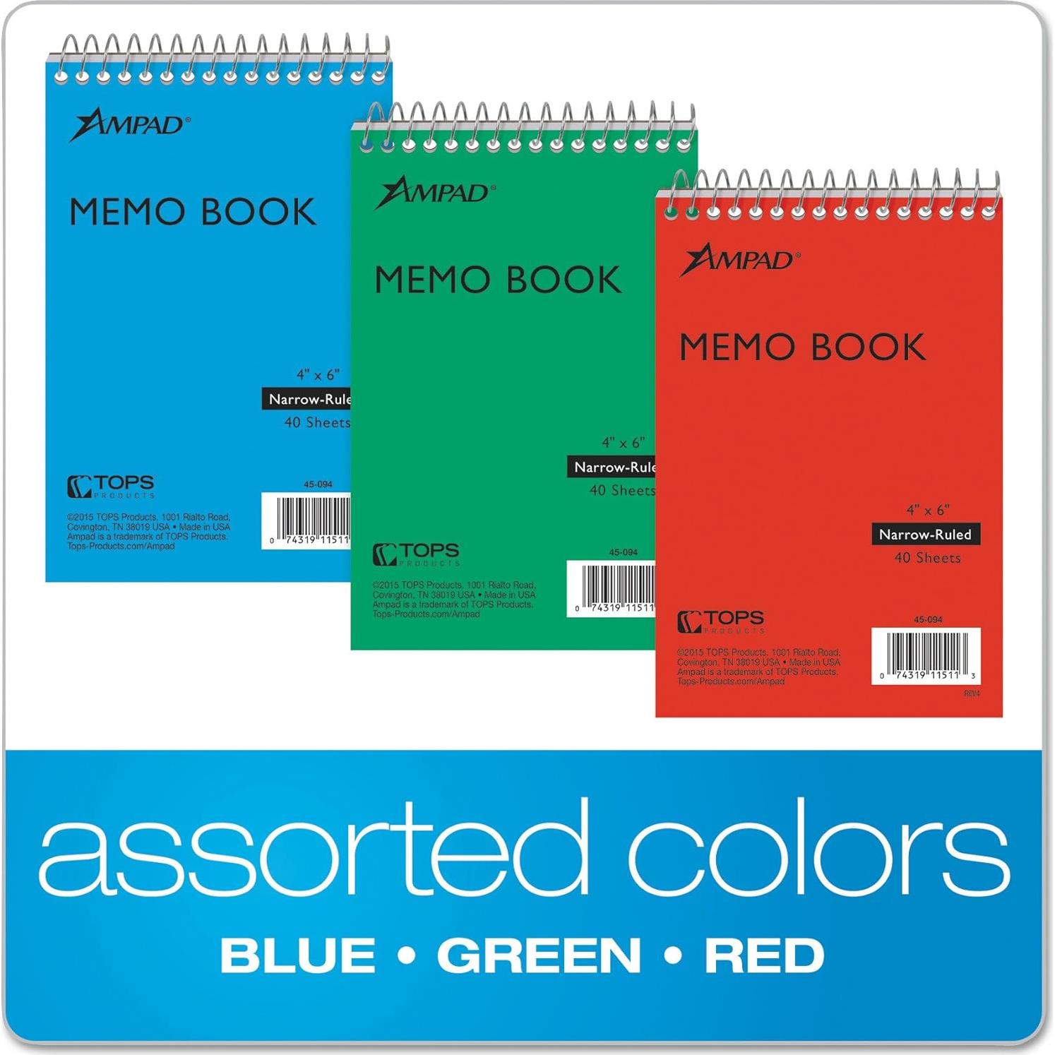 Cuaderno de bolsillo Ampad Efficiency reciclado 15x10 cm 3 unidades