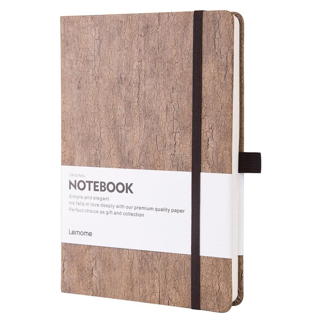 Cuaderno Lemome A5 de Corcho Natural Ecológico - 180 Páginas Rayadas