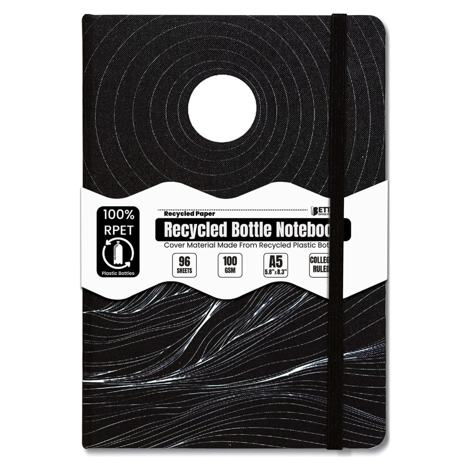 Cuaderno A5 con Rayas Universitarias Mejores Productos Negro