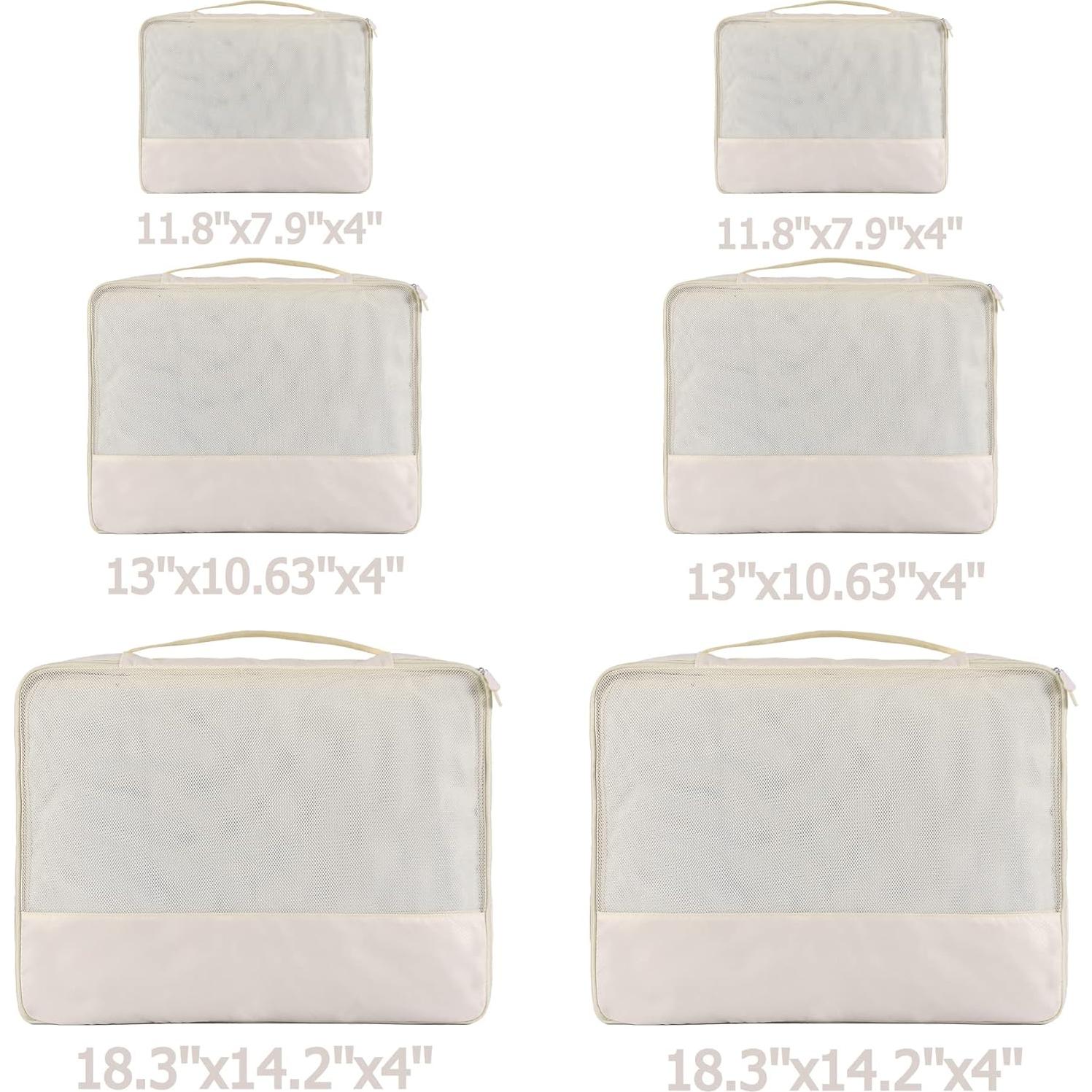 Cubos de Empaque DoubleTrip 6 Piezas para Maletas 28" Nylon