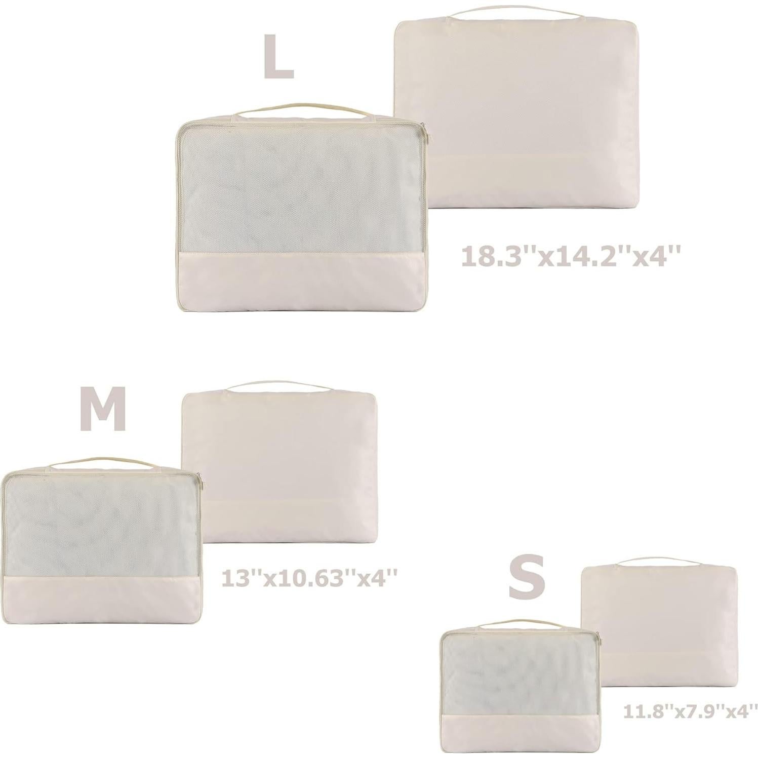 Cubos de Empaque DoubleTrip 6 Piezas para Maletas 28" Nylon