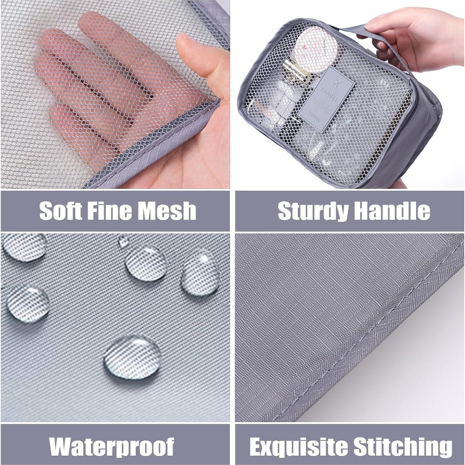 Set de 12 Cubos de Empaque INVODA para Viaje - Organizador Liviano