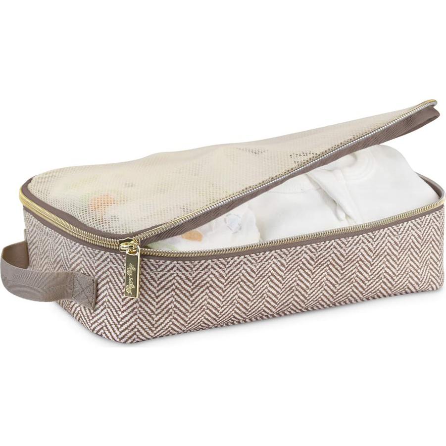Set de 3 Cubos de Empaque Itzy Ritzy Beige para Viaje