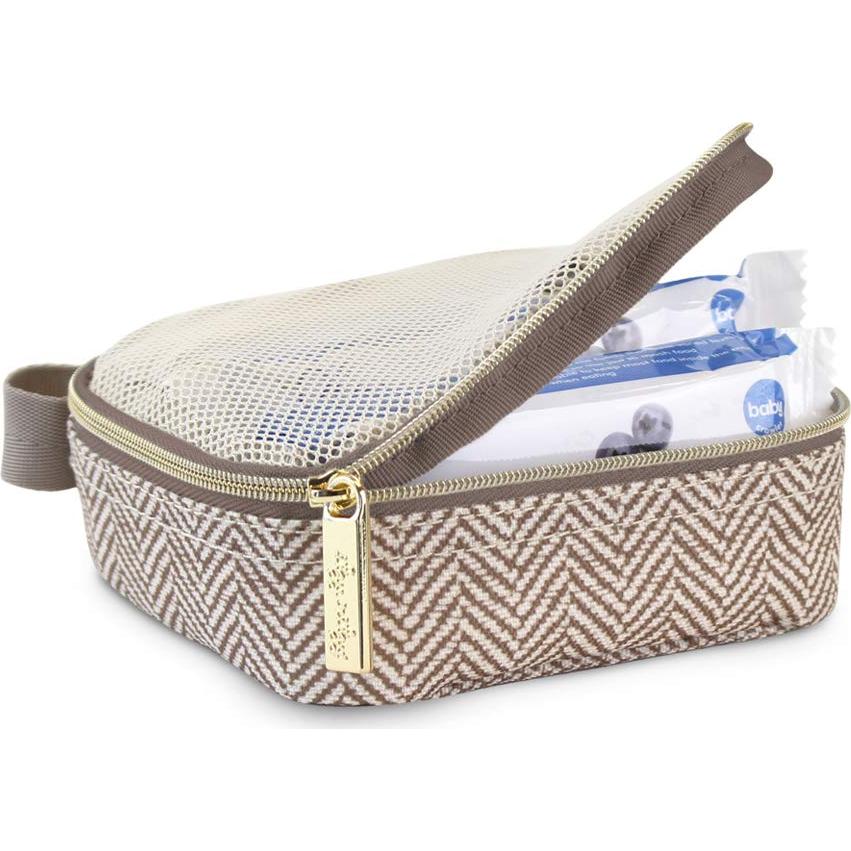 Set de 3 Cubos de Empaque Itzy Ritzy Beige para Viaje