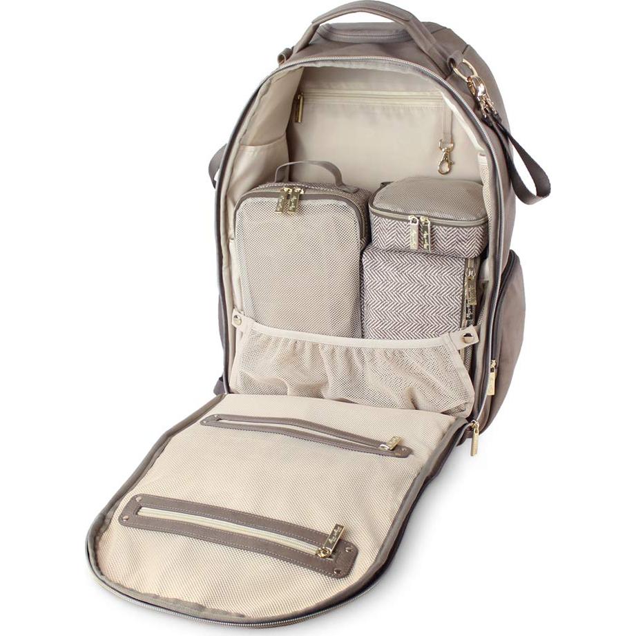 Set de 3 Cubos de Empaque Itzy Ritzy Beige para Viaje