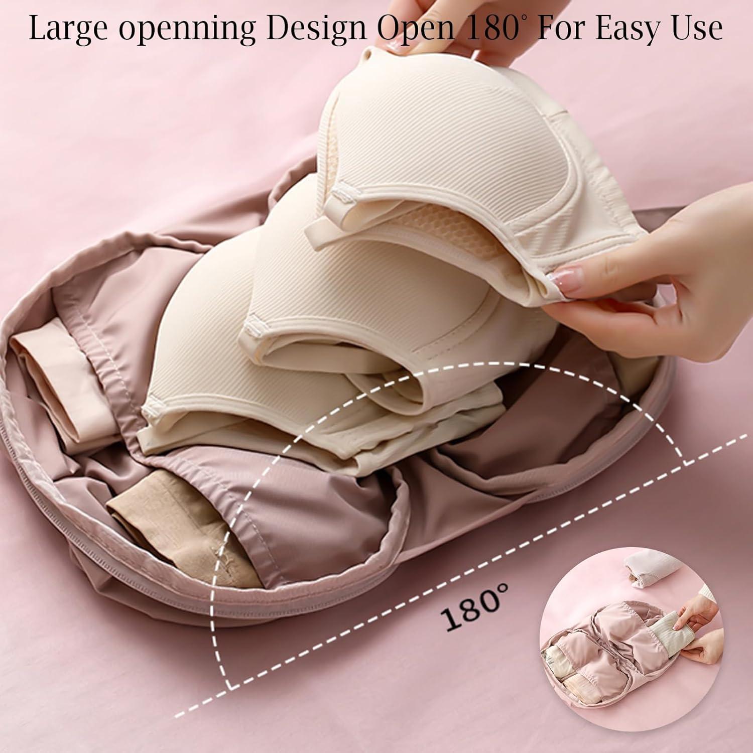 Cubo de Empaque Iensen Rosa 21x18x11 cm para Ropa Interior