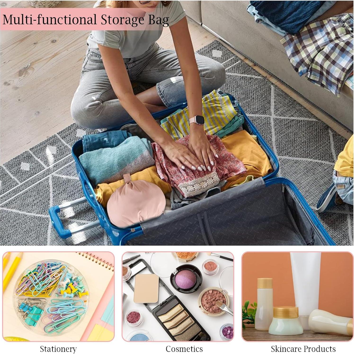 Cubo de Empaque Iensen Rosa 21x18x11 cm para Ropa Interior