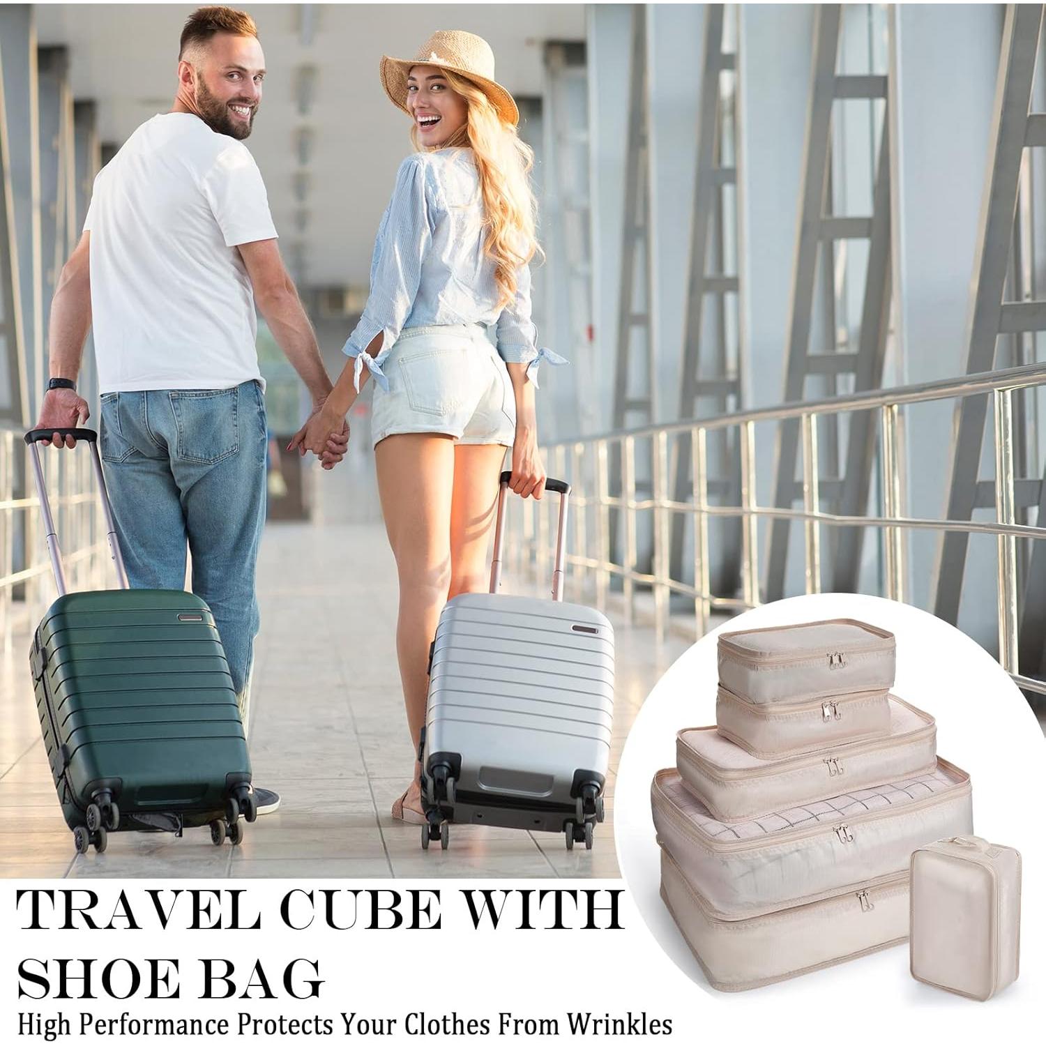 Set de 12 Cubos Organizadores de Equipaje Shappy Nylon