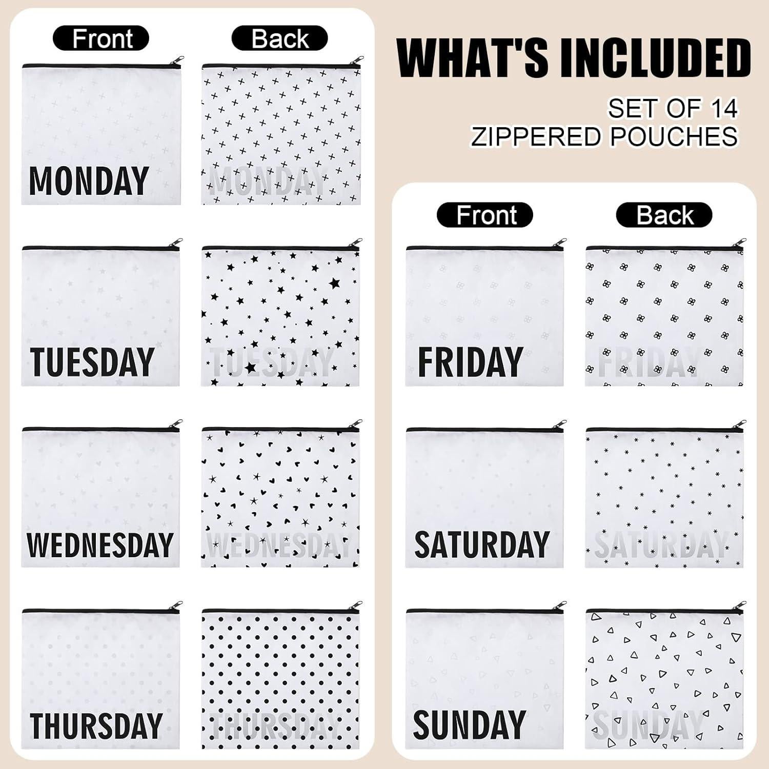 Cubes de Empaque Oudain 14 Piezas para Niños y Bebés 27x23.5cm