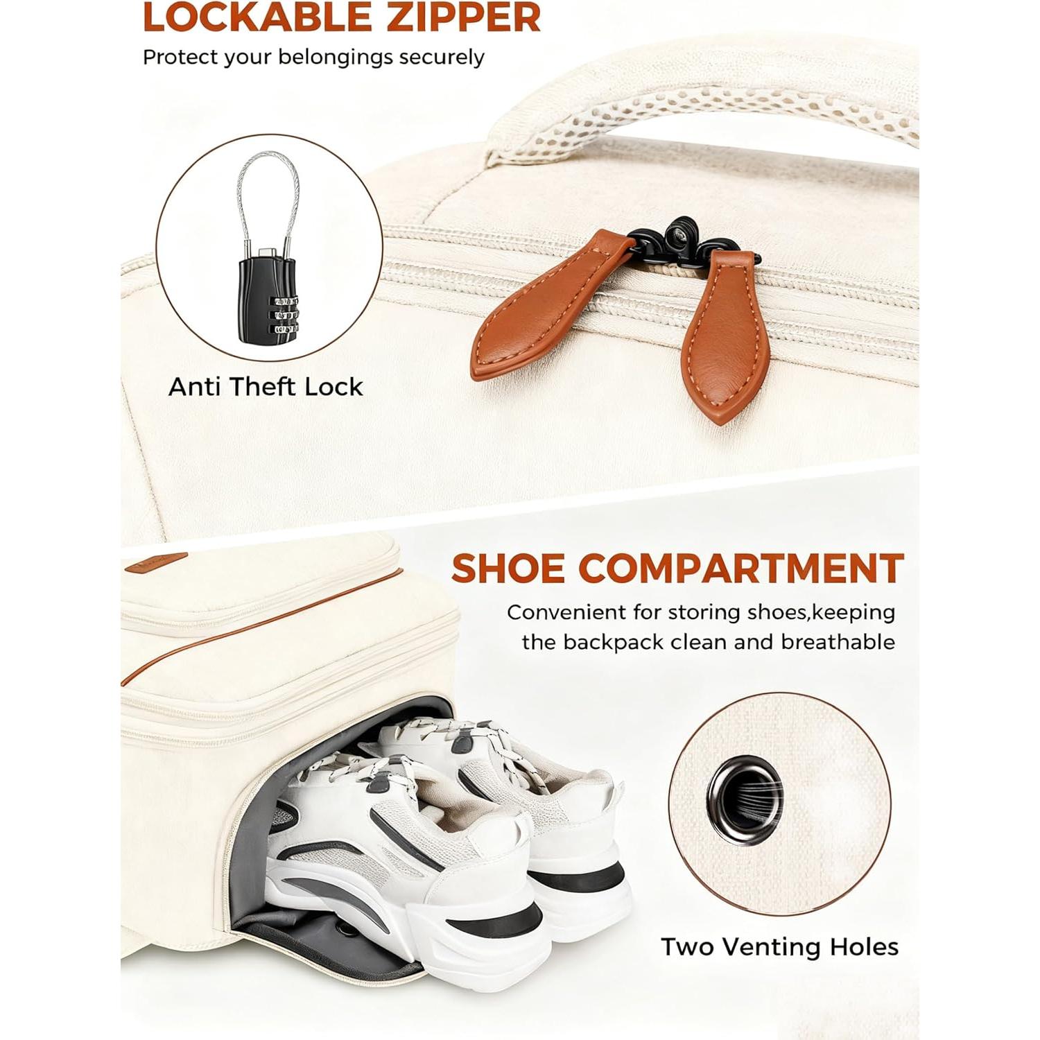 Mochila de Viaje Vancropak 40L Expandible para Laptop 17"