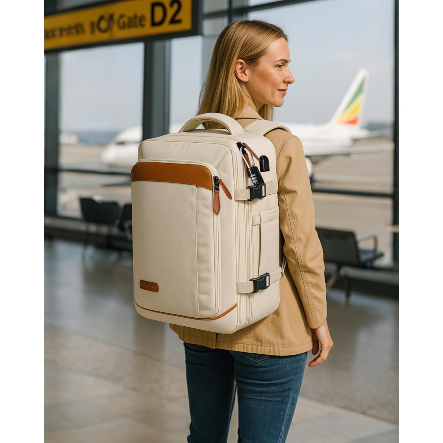 Mochila de Viaje Vancropak 40L Expandible para Laptop 17"