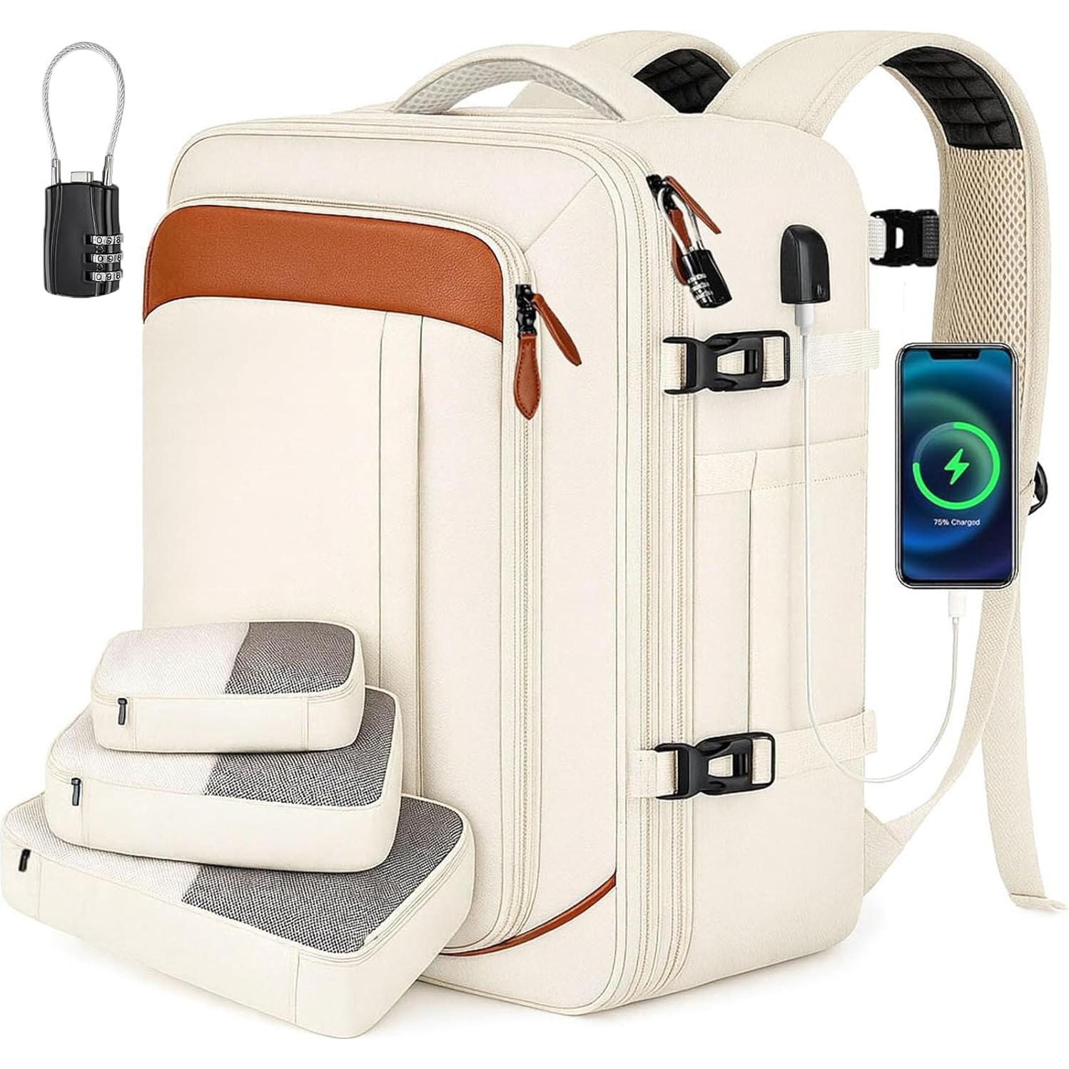 Mochila de Viaje Vancropak 40L Expandible para Laptop 17"