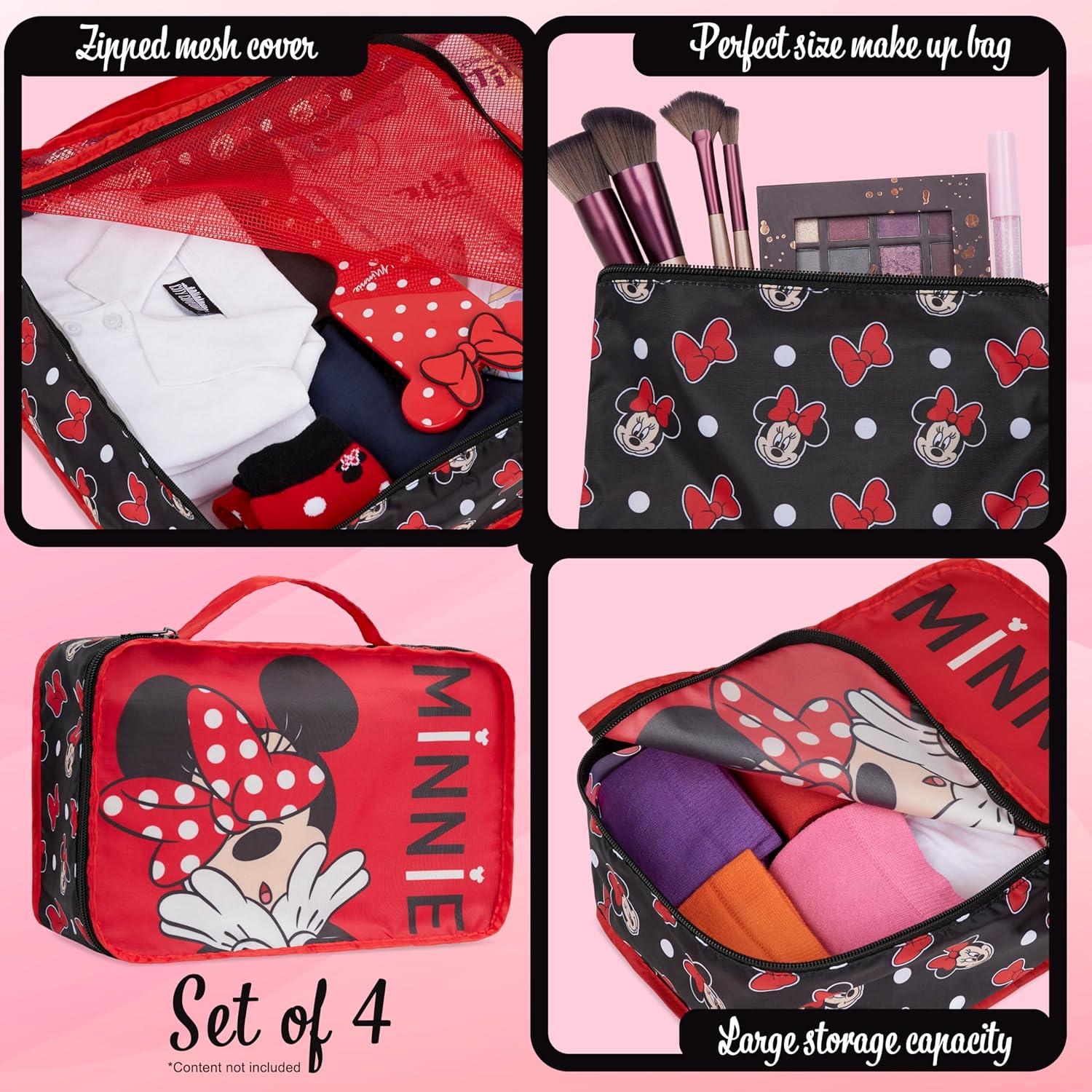 Set de Organizadores de Empaque Disney - 4 Piezas Minnie Mouse
