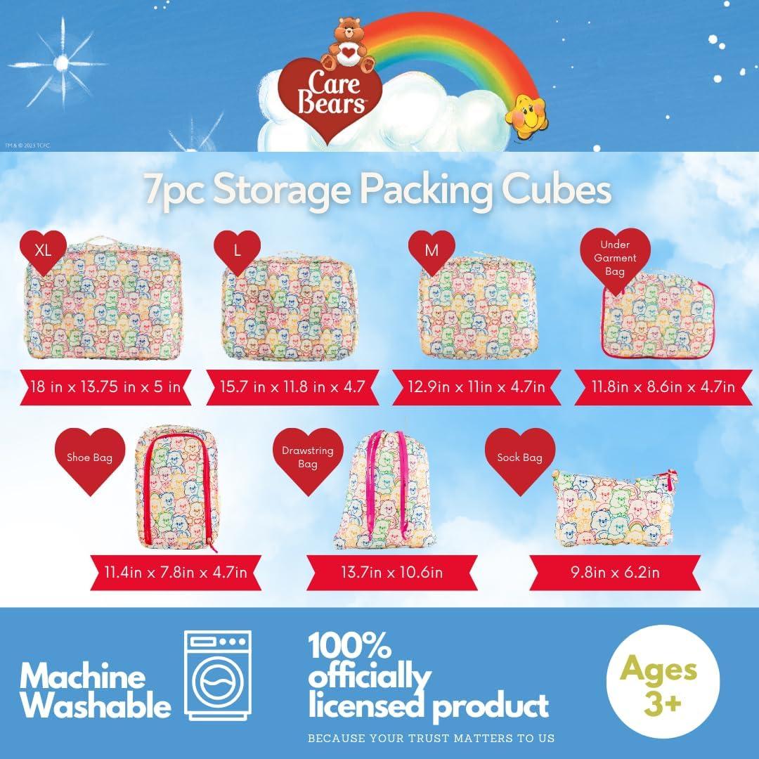 Conjunto de 7 Cubos de Almacenamiento Care Bears Franco