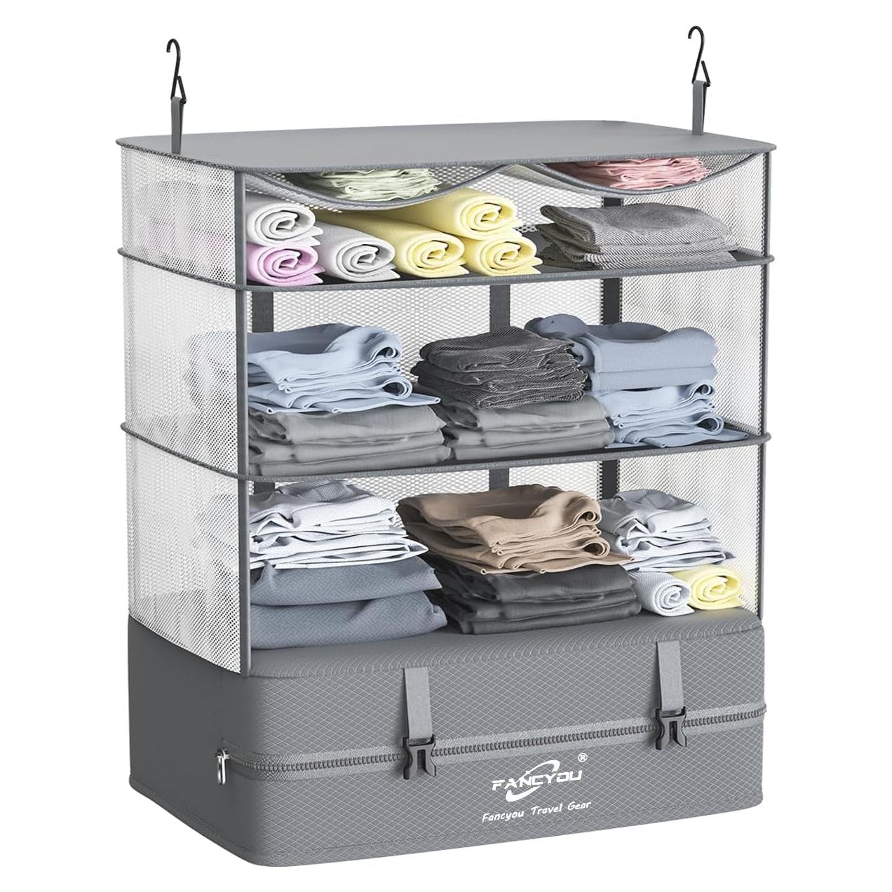 Organizador de Viaje Colgante Fancyou 43x30.5x61cm Gris