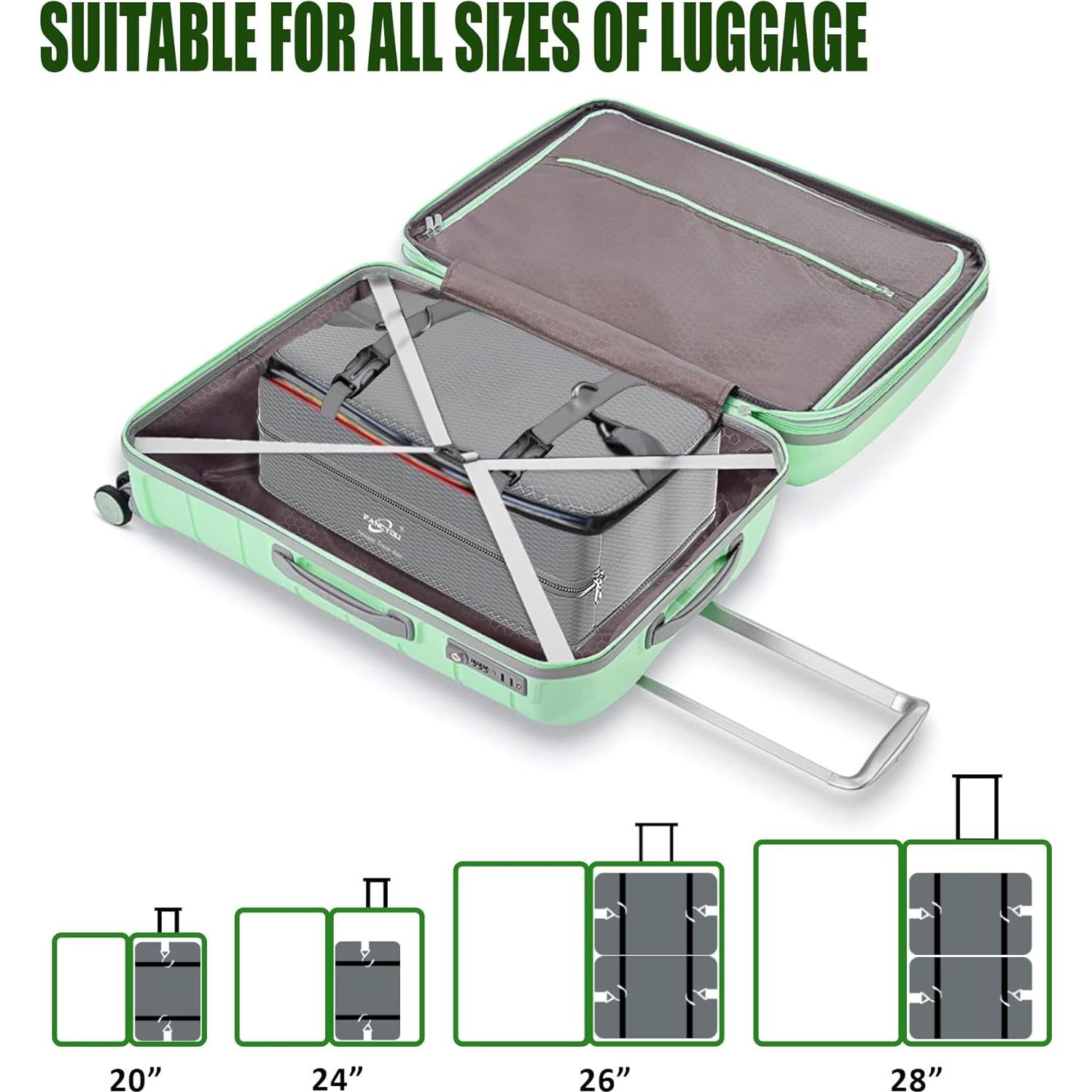 Organizador de Viaje Colgante Fancyou 43x30.5x61cm Gris