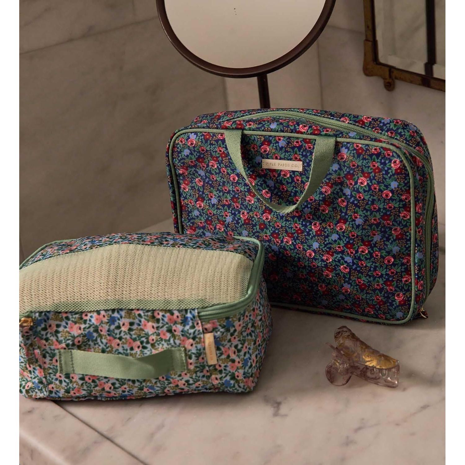 Conjunto de Cubos de Empaque Rifle Paper Co. Rosa 3 Piezas