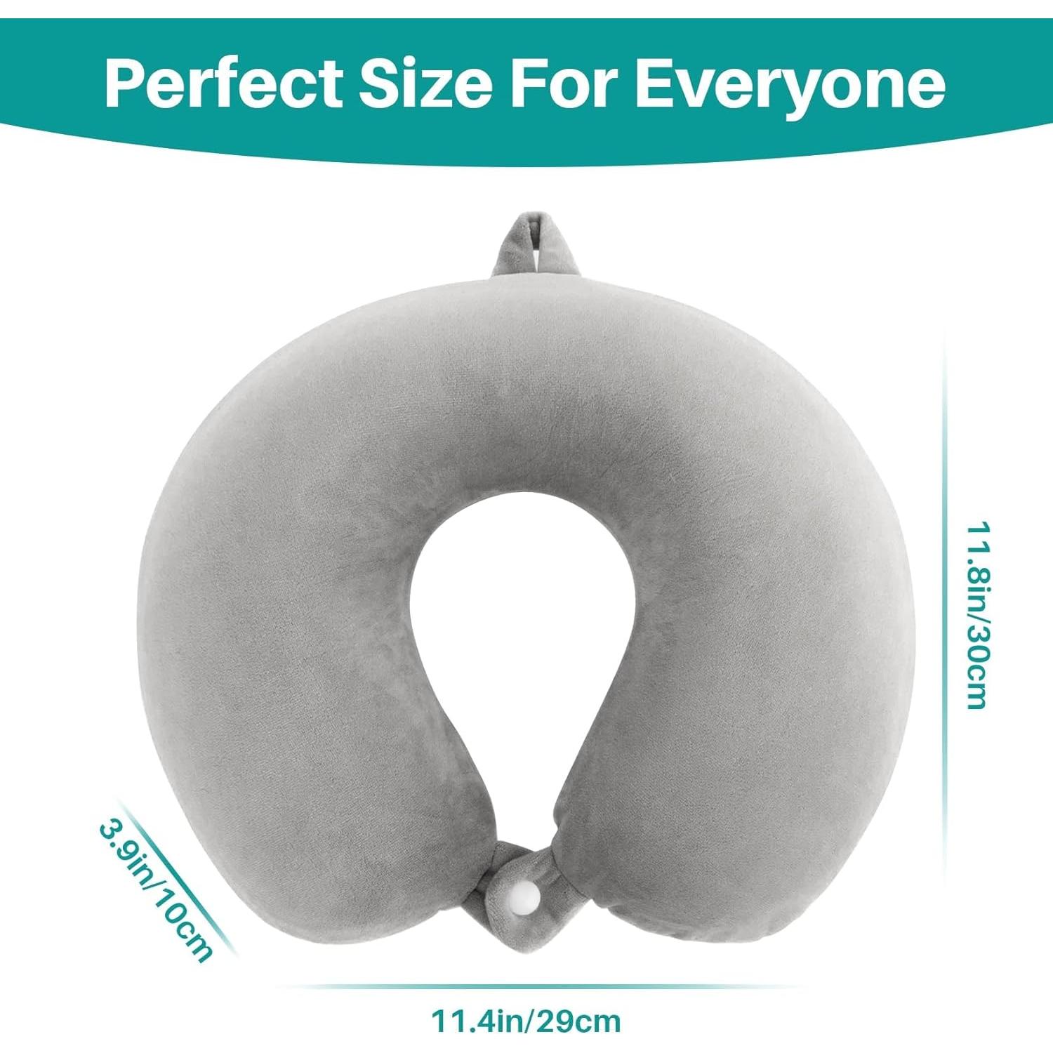 Almohada de Cuello RAINFLOW QWL - Espuma Viscoelástica Gris