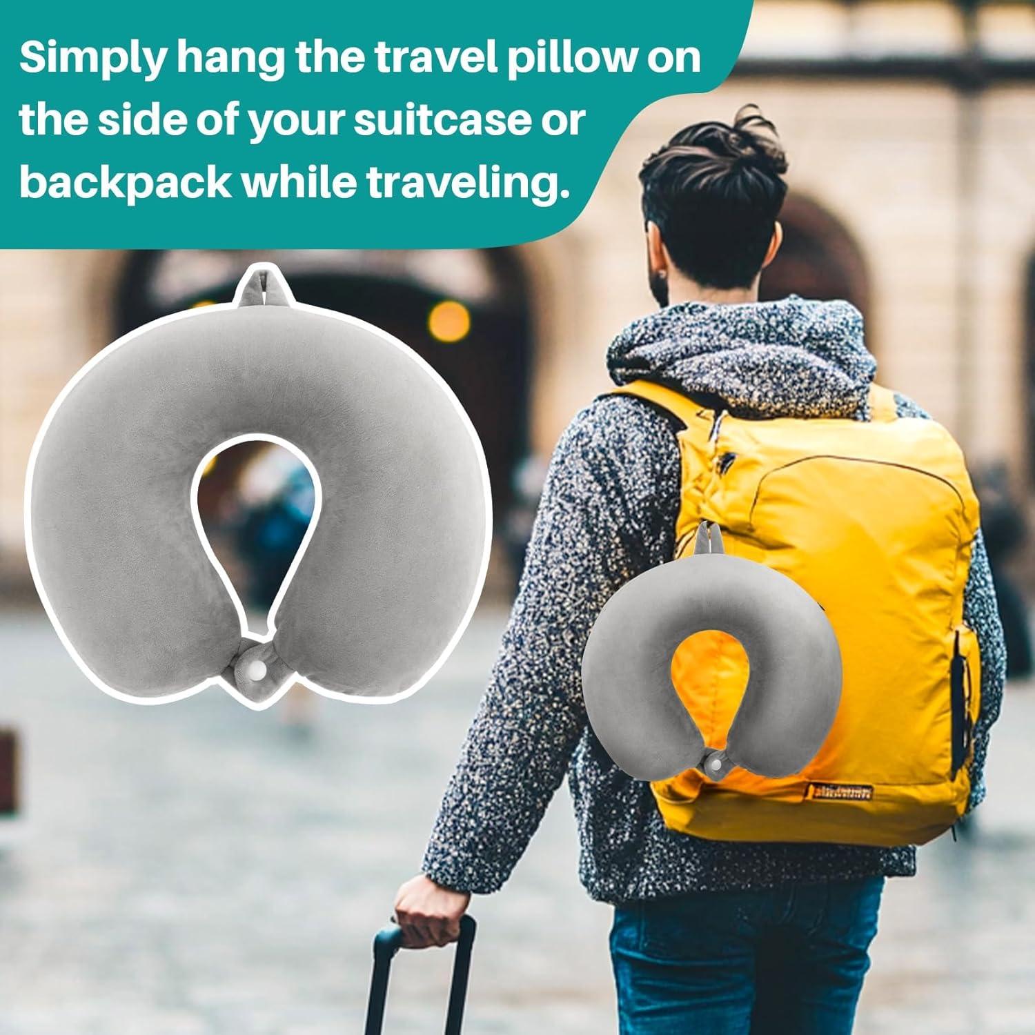 Almohada de Cuello RAINFLOW QWL - Espuma Viscoelástica Gris