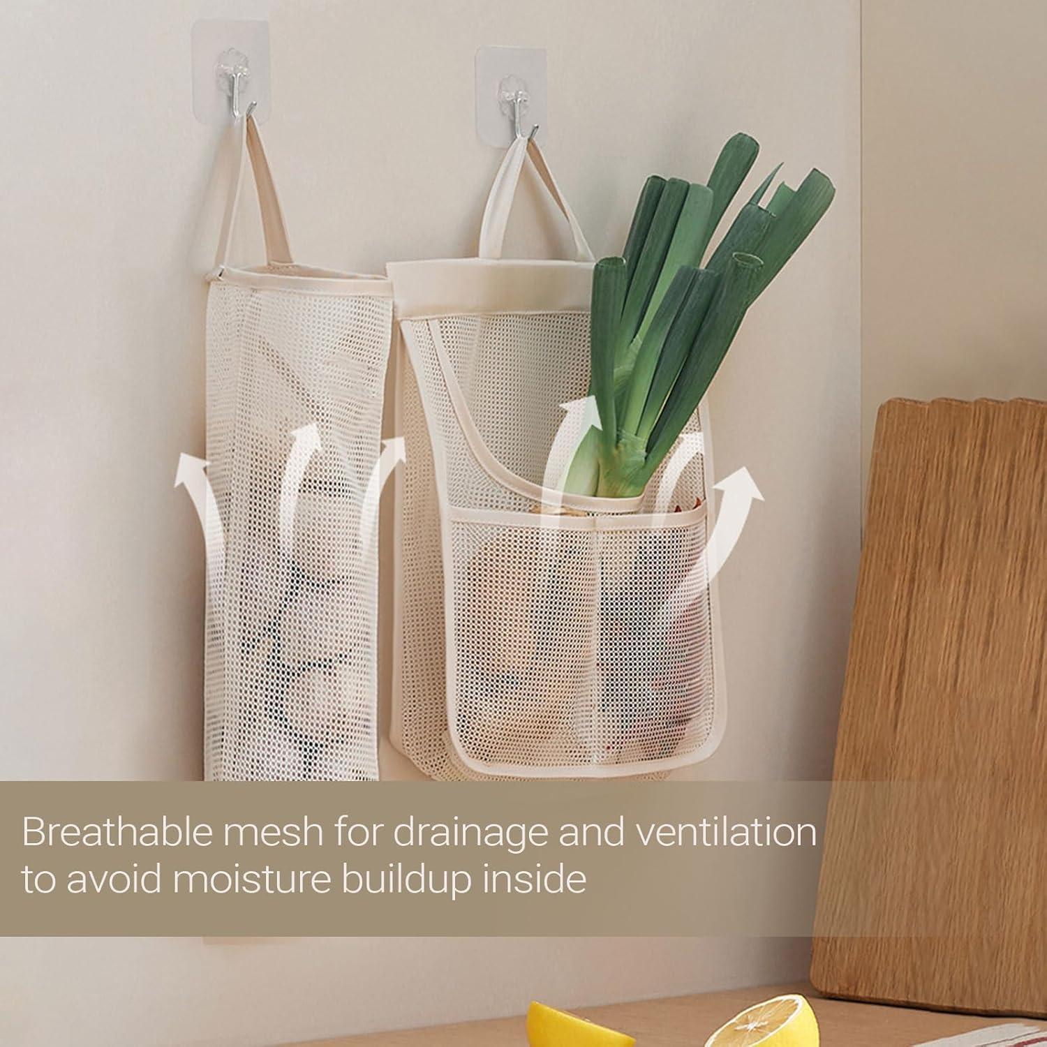 6 Bolsas Reutilizables NGETC para Almacenamiento de Verduras