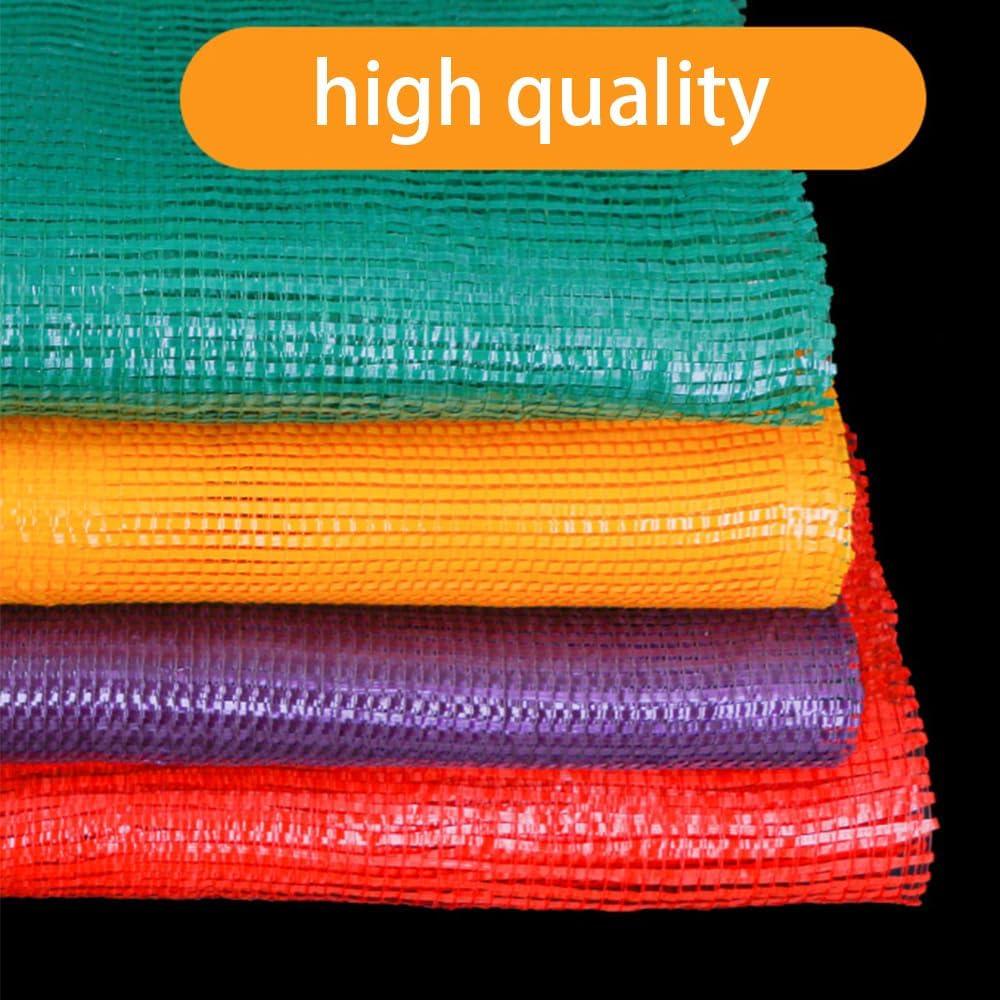 50 Bolsas de Almacenamiento de Malla Verde 55 x 85 cm Reutilizables