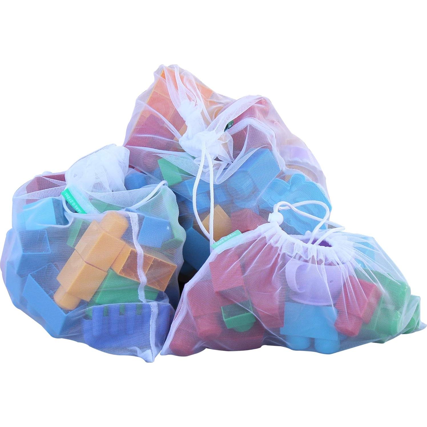 Conjunto de 9 Bolsas de Malla Reutilizables Earthwise Ecológicas