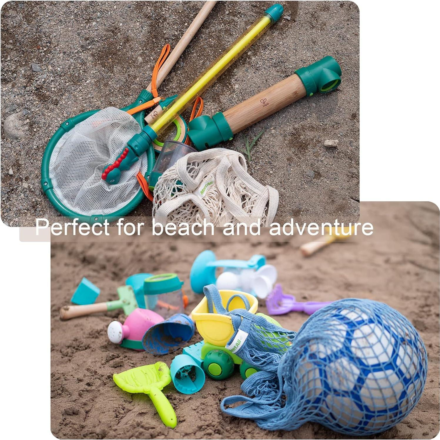 Bolsas de supermercado reutilizables Meetall, 5 paquetes, algodón