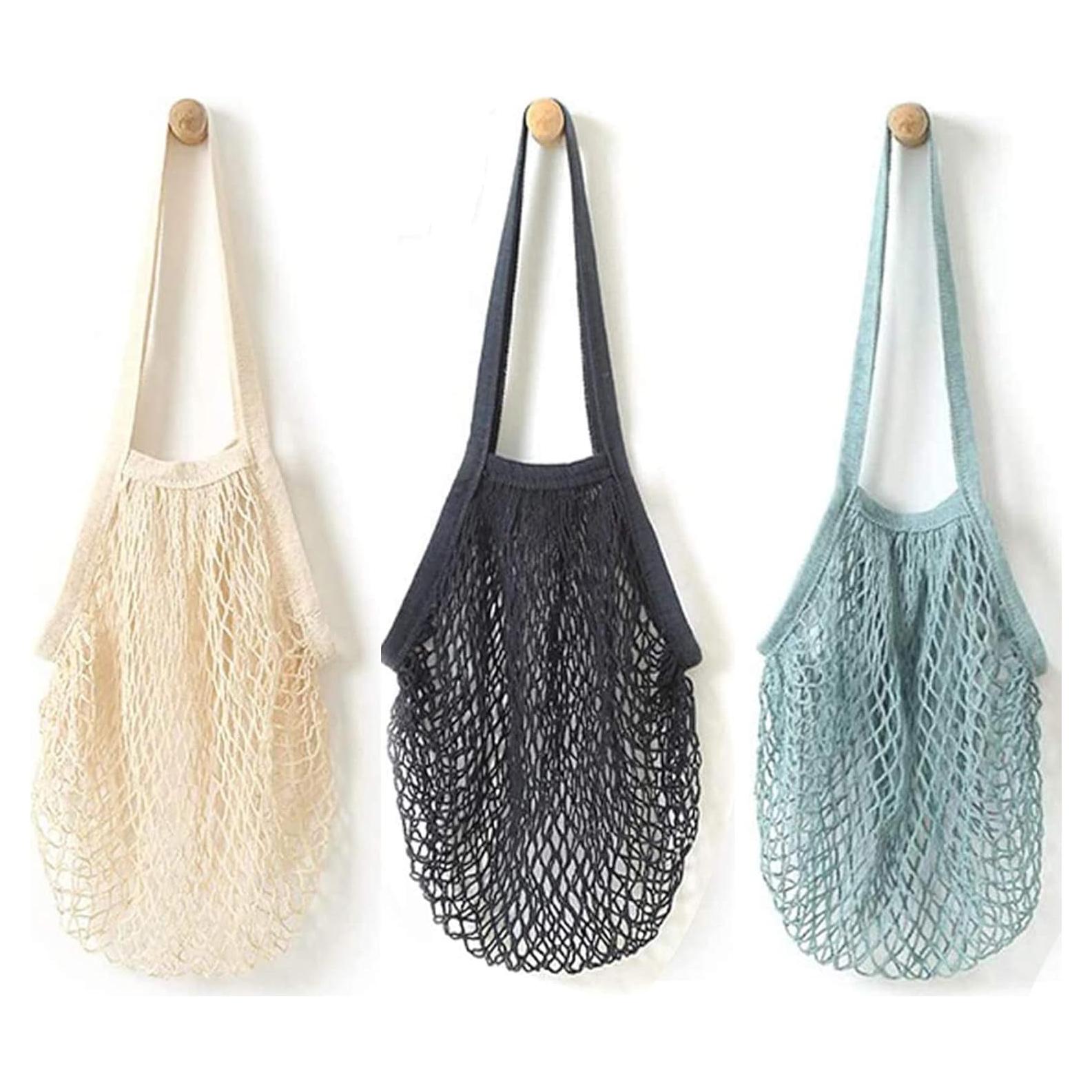 Bolsas Reutilizables de Algodón YOYI YOYI - Set de 3 Malla