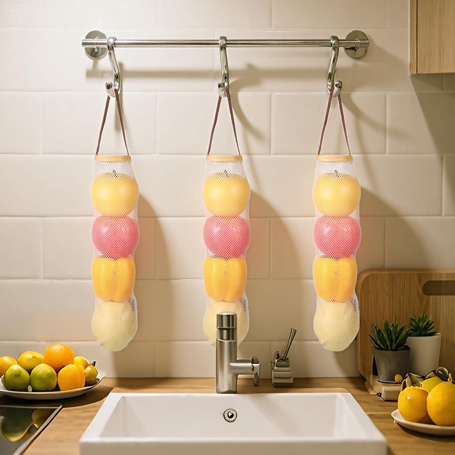 Bolsas de Almacenamiento de Malla Colgantes LXUEJIE - 5 Piezas 43.2 cm