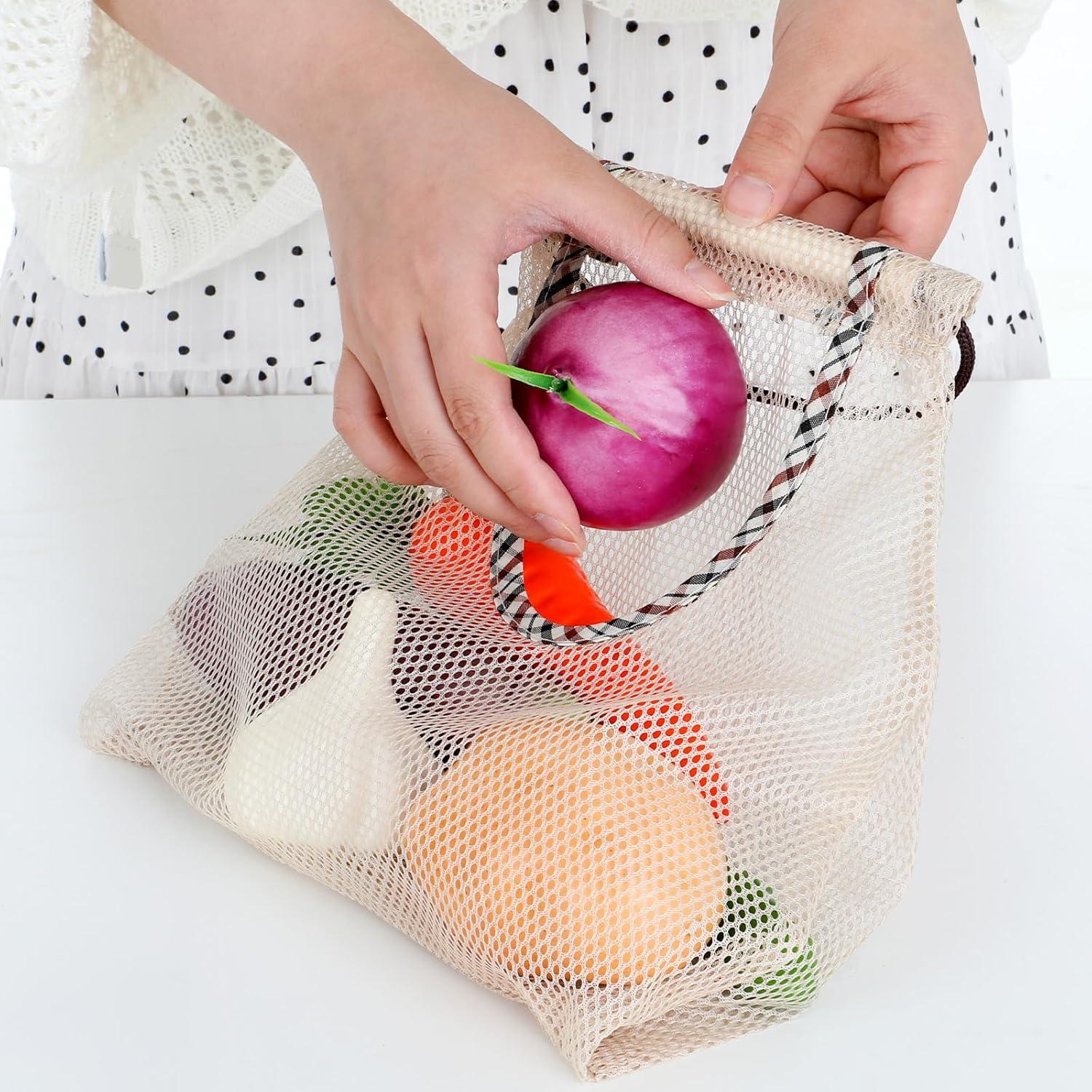 2 Bolsas Colgantes de Malla Fyntave para Frutas y Verduras