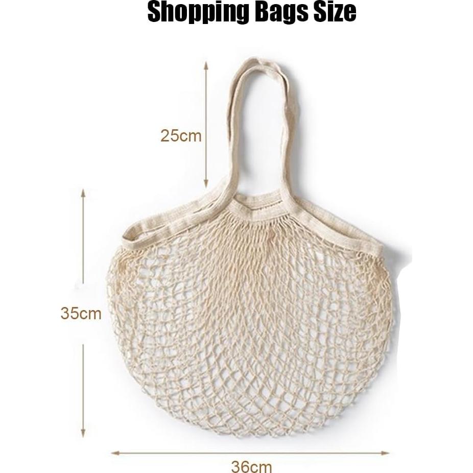 2 Bolsas de Malla Reutilizables TUPANDY para Frutas y Verduras