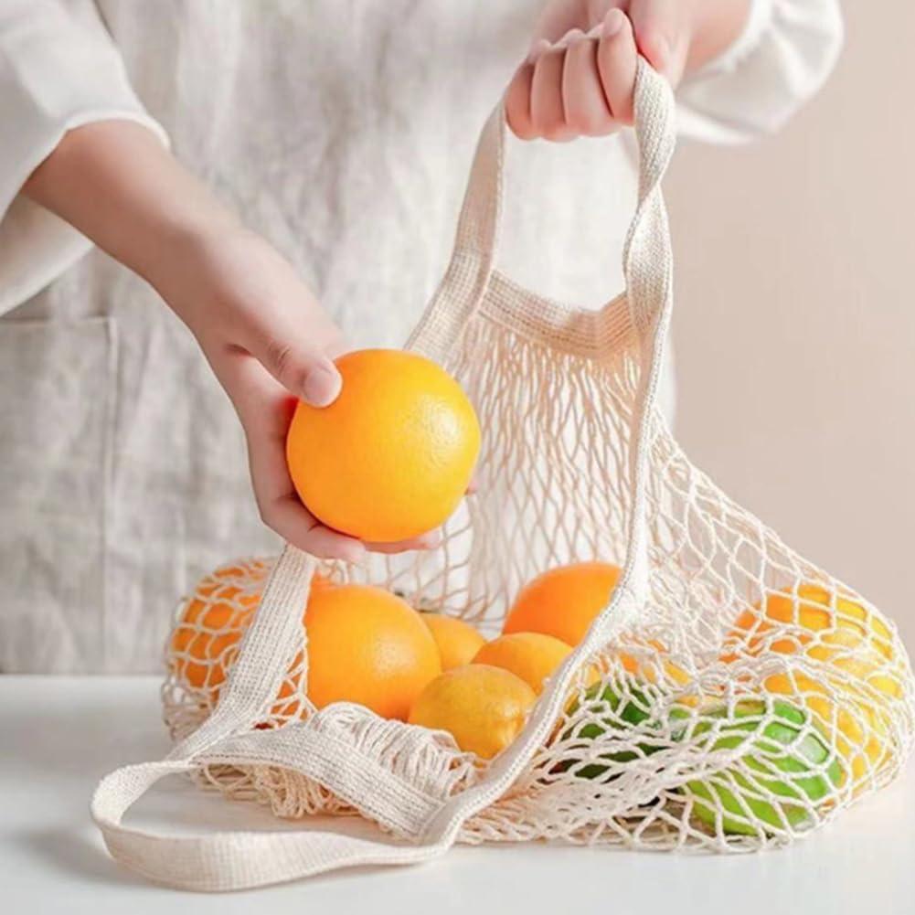 2 Bolsas de Malla Reutilizables TUPANDY para Frutas y Verduras