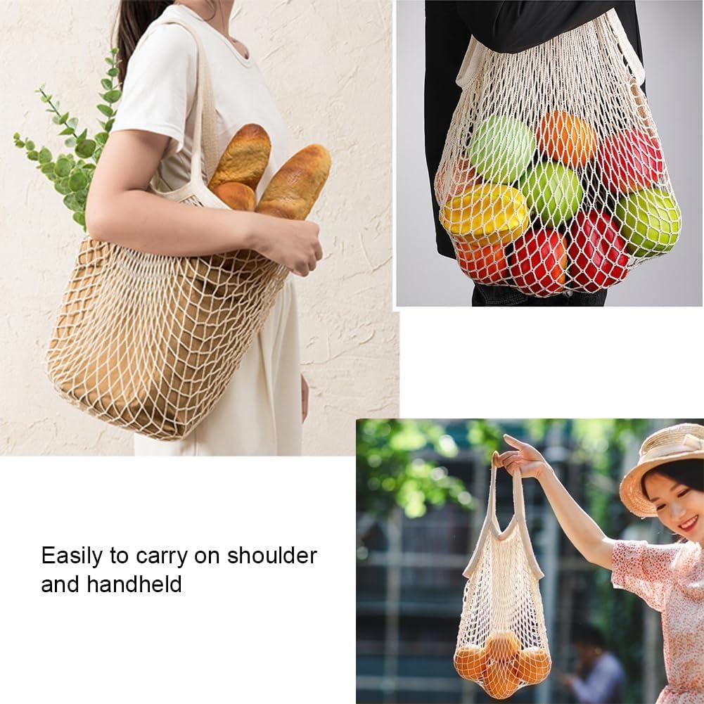 2 Bolsas de Malla Reutilizables TUPANDY para Frutas y Verduras