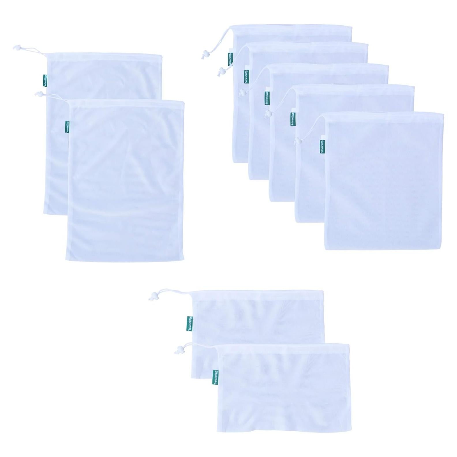Bolsas de Malla Reutilizables Earthwise - 9 Piezas en 3 Tamaños