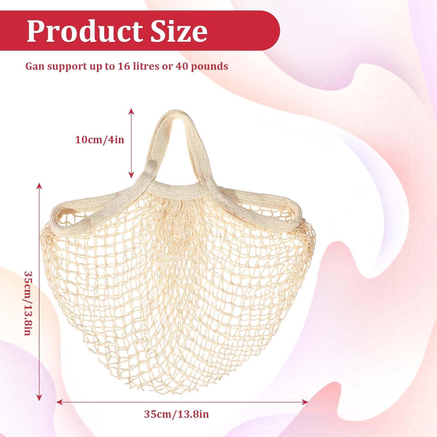 10 Bolsas de Compras Reutilizables de Algodón Lemecima 35x35cm