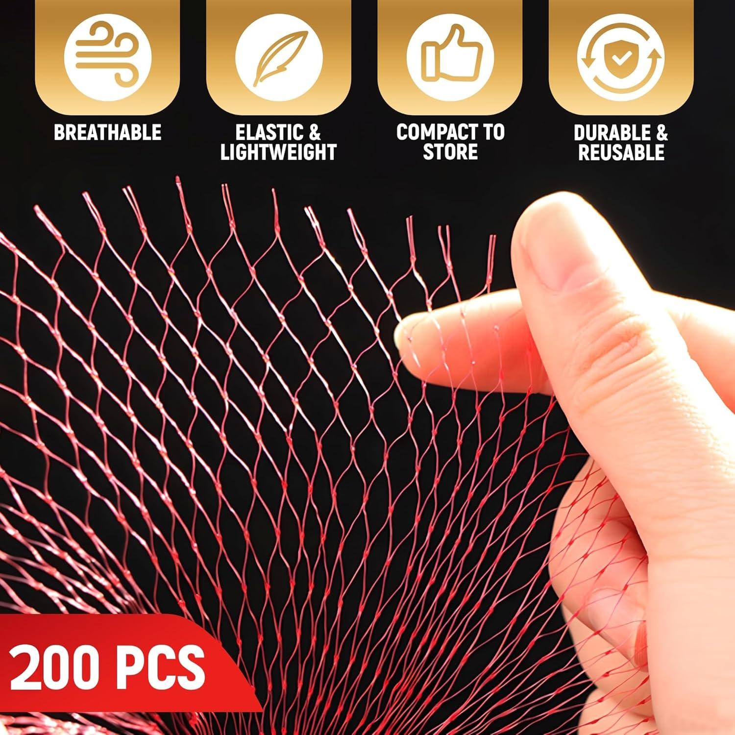 200 Bolsas de Malla Reutilizables BURIUS para Verduras 34.8 CM