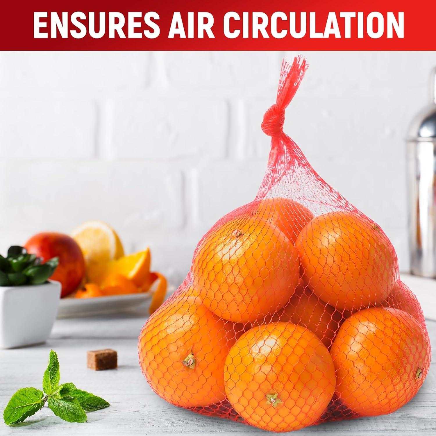 200 Bolsas de Malla Reutilizables BURIUS para Verduras 34.8 CM