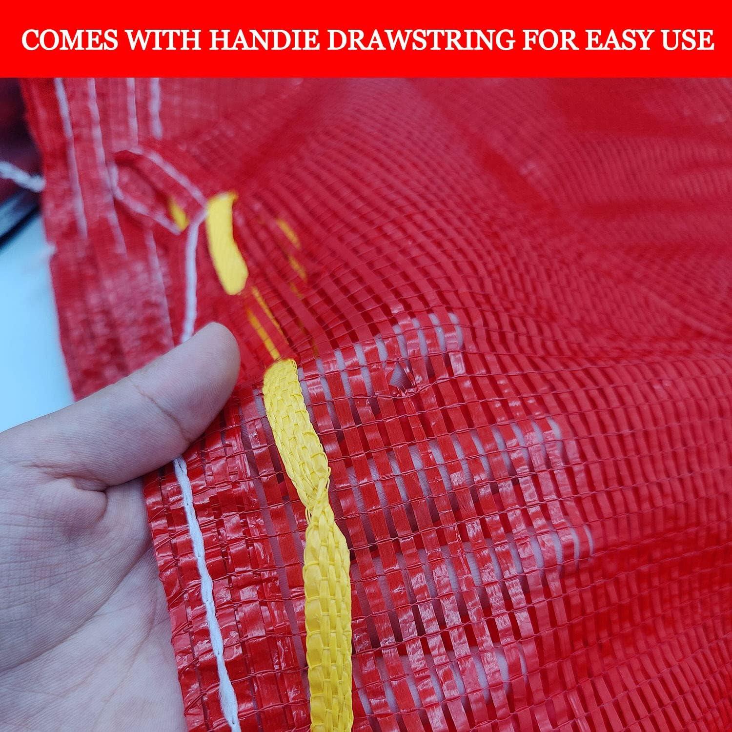 Bolsas de Malla Reutilizables Firdnyohs 10 Unidades Naranja 85x59cm