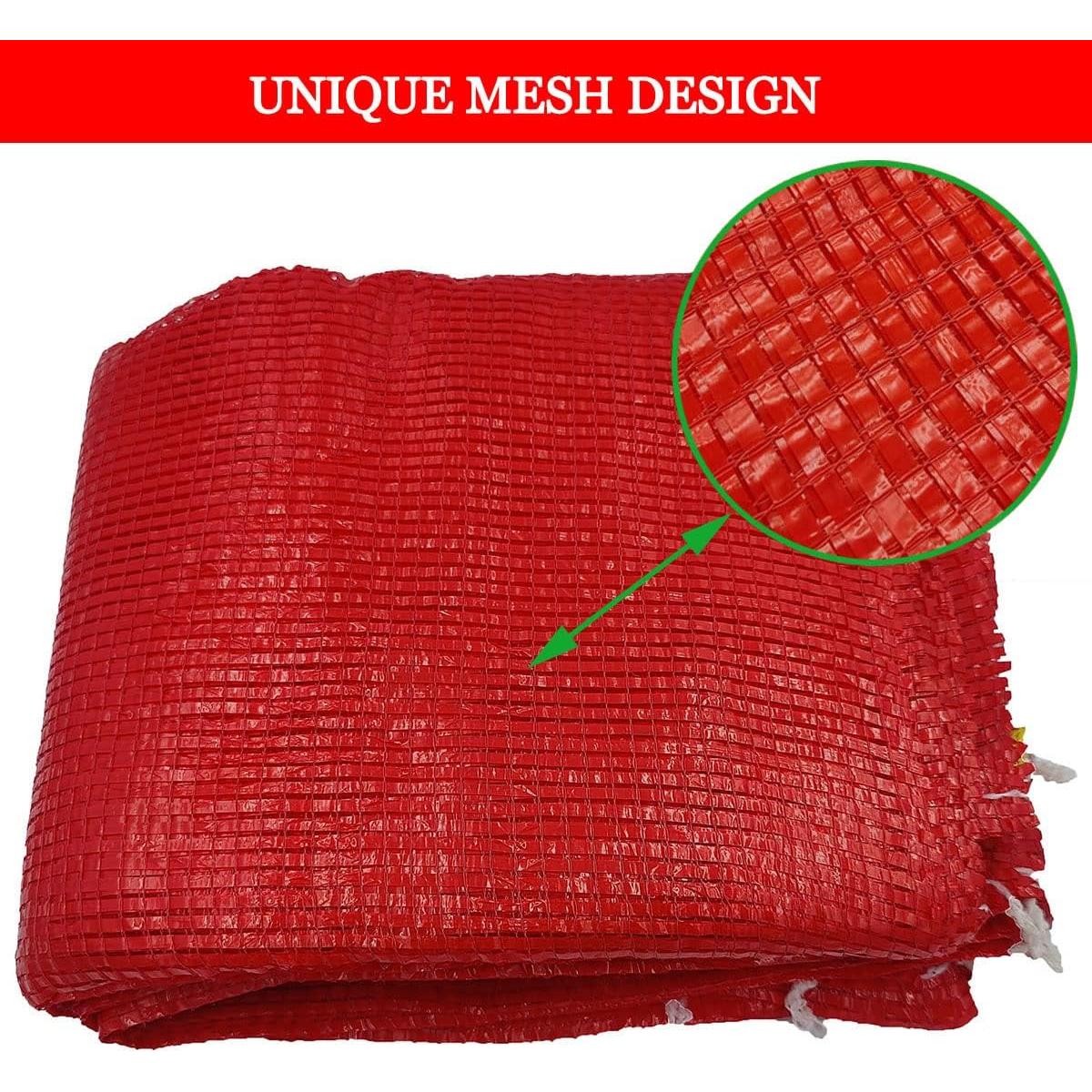 Bolsas de Malla Reutilizables Firdnyohs 10 Unidades Naranja 85x59cm